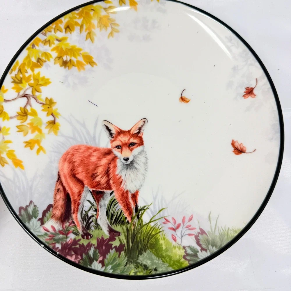 Pottery Barn Fantastical Forest Salad Plates Set of 2